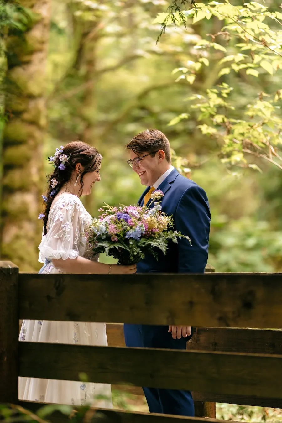 Wedding celebration photo by Kim Ilinon